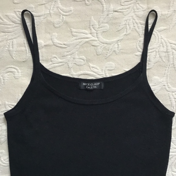 VTG Y2K Nice Claup Knit Slip Dress - Picture 8 of 8